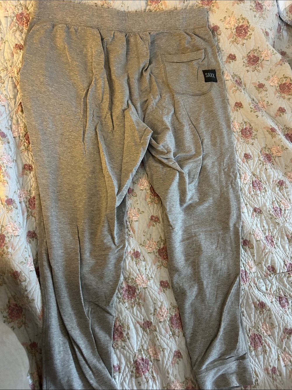 Saxx Men's Light Gray Jogger Sweatpants